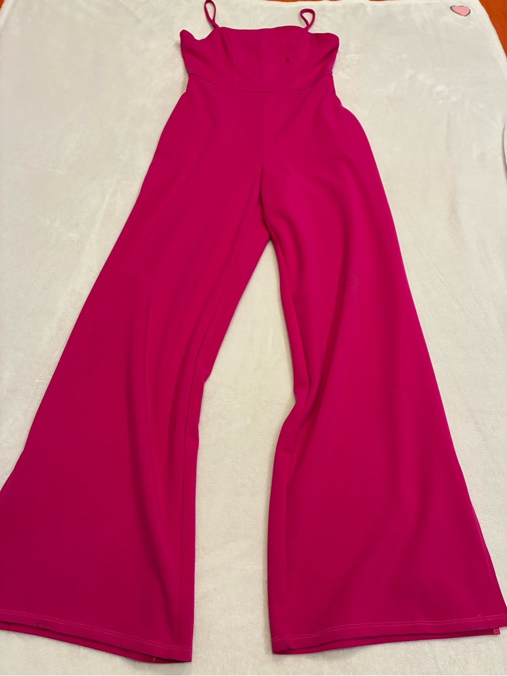 Women’s Fuchsia Wide-Leg Jumpsuit